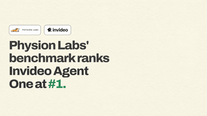 Invideo Agent One ranks #1 in Physion-Arc 1.0 Benchmark