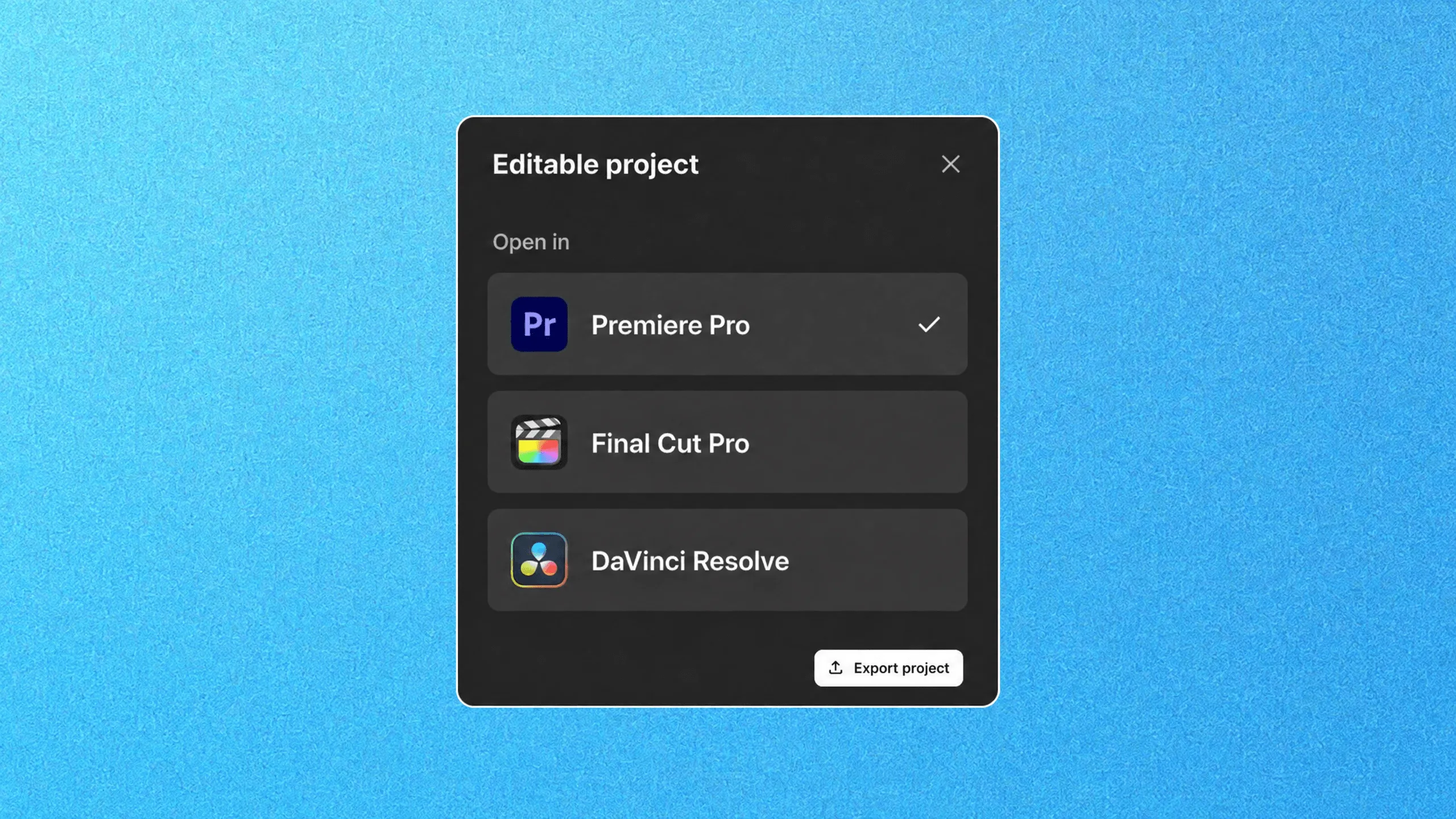Take your project anywhere