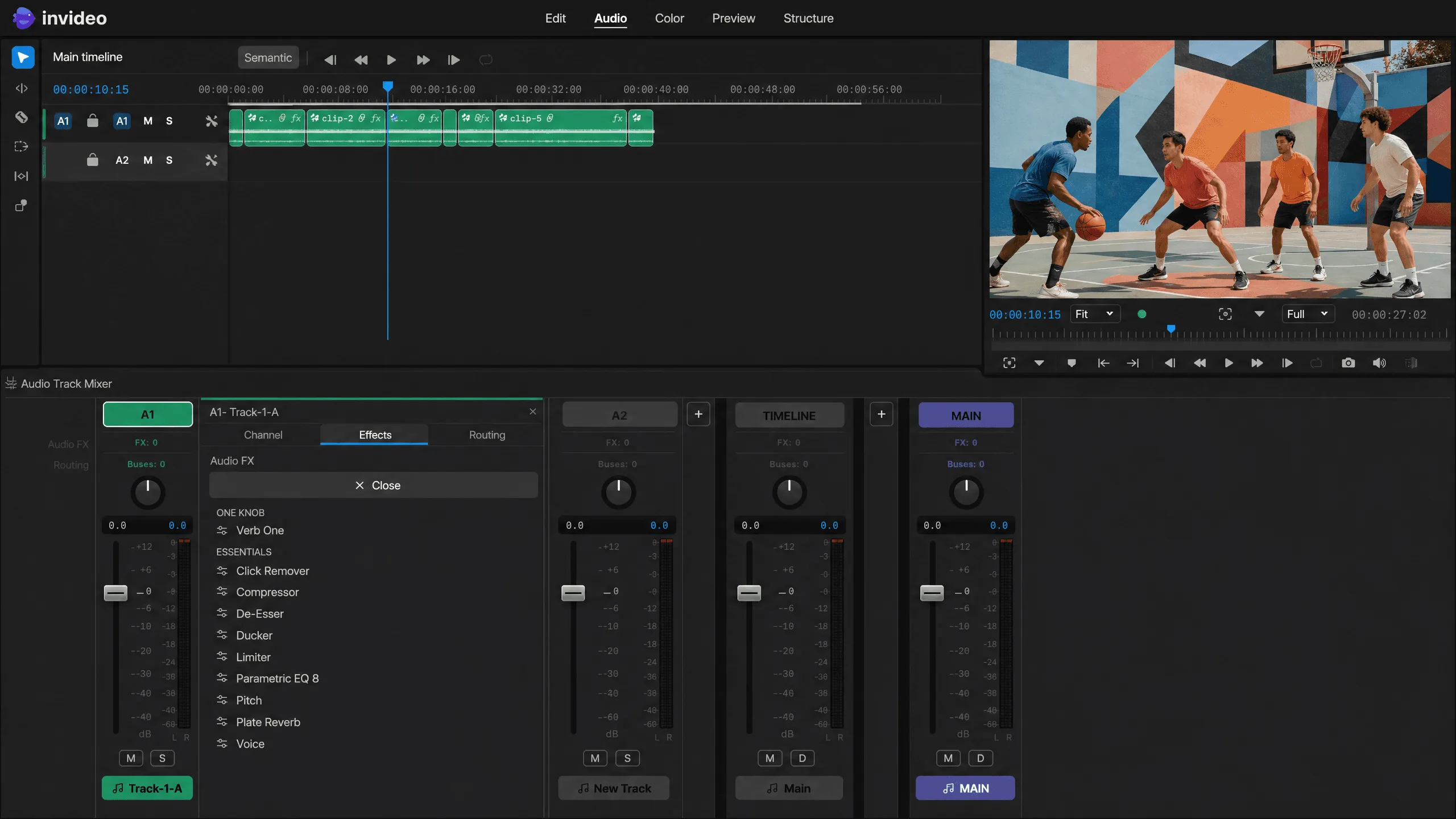 Audio mixing