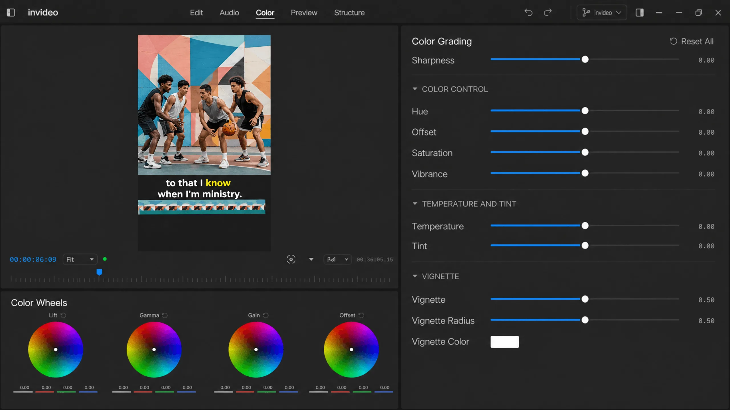 Color grade