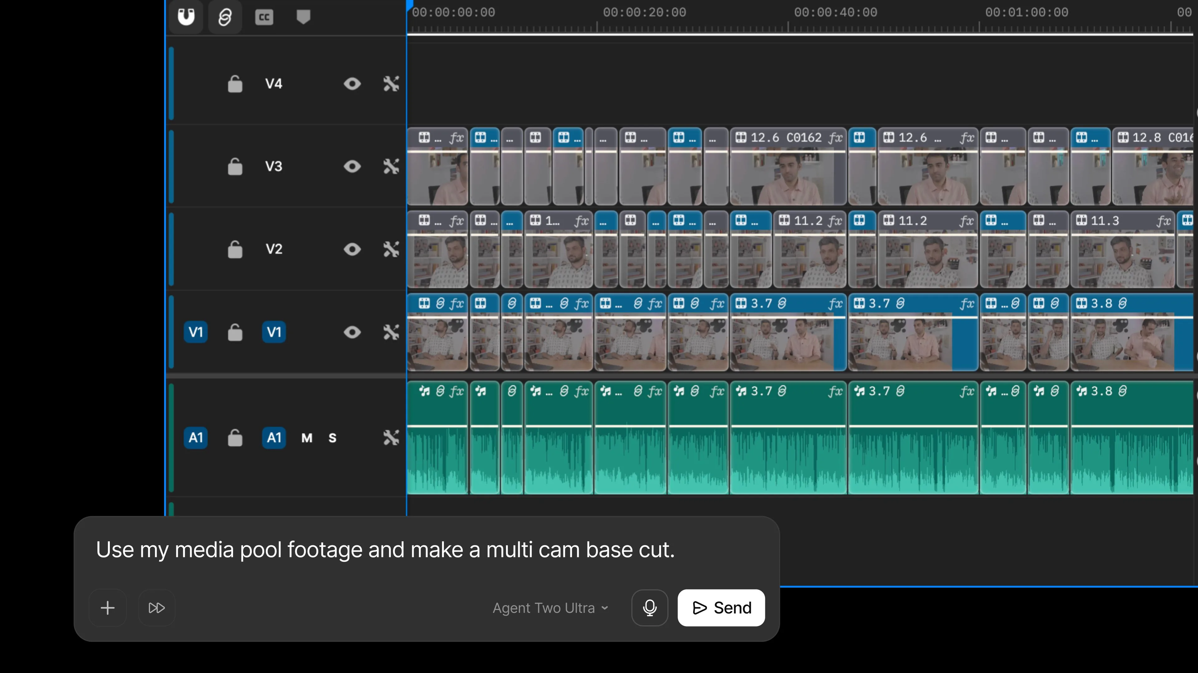 Edit videos by typing a command with ai agents