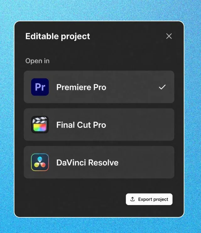Take your project anywhere