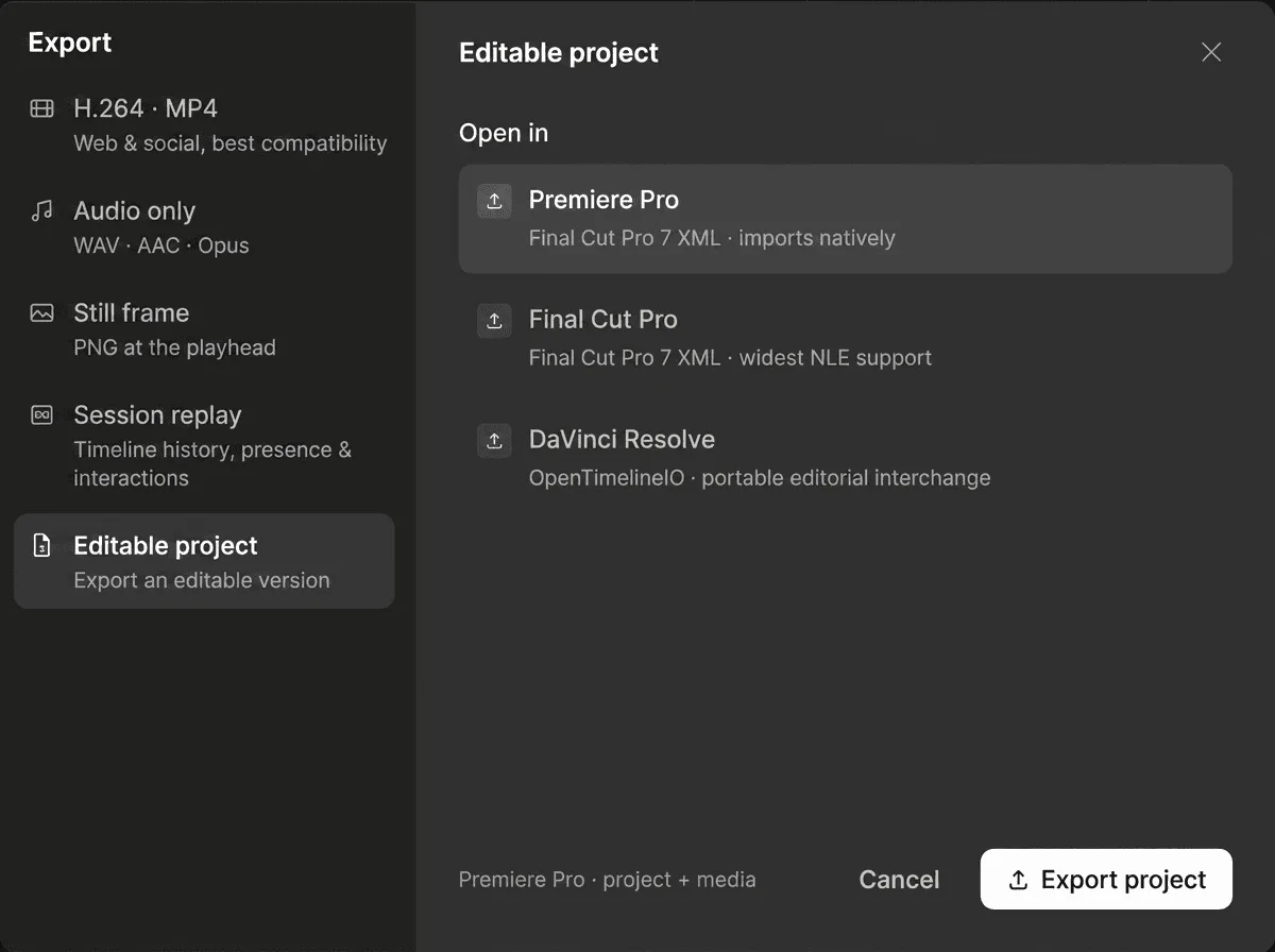 Take your project anywhere